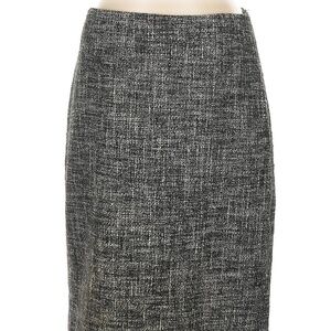 THEORY Women Dark Gray Tweed Pencil / Straight Skirt Size 8